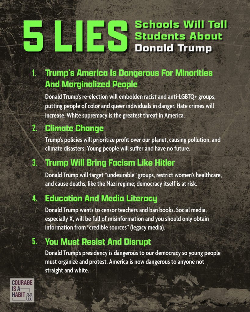 Five Lies told about DJT list 1