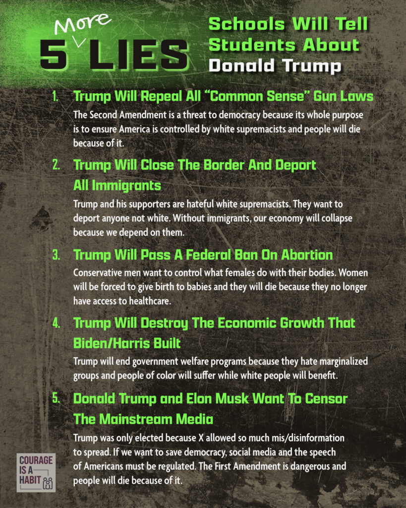 Five Lies told about DJT list 2