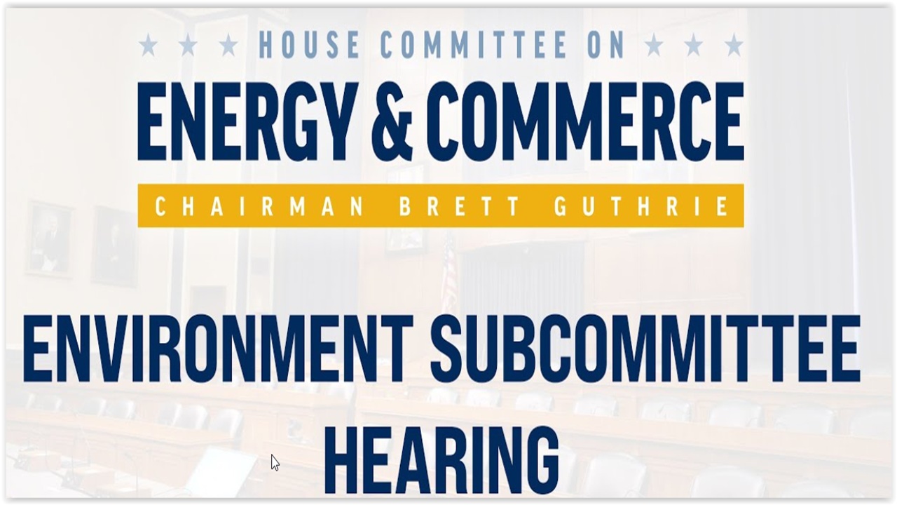House Energy Science Environment Cmte – 10yrs Later: Cngress, EPA, and Using Coal Ash