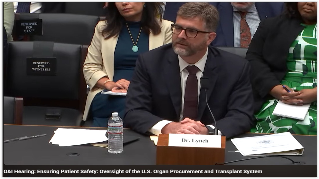 House EC Oversight Hearing: Ensuring Patient Safety – US Organ Procurement and Transplant System