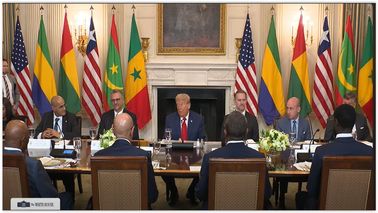 President Trump: Multilateral Lunch with African Leaders
