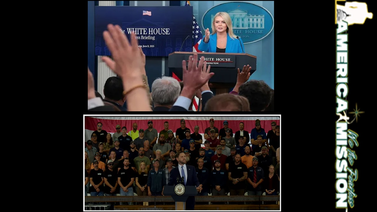WH Press Sec Press Brief in Full 08.28.25 & VP JD Vance at WI Mid-City Steel