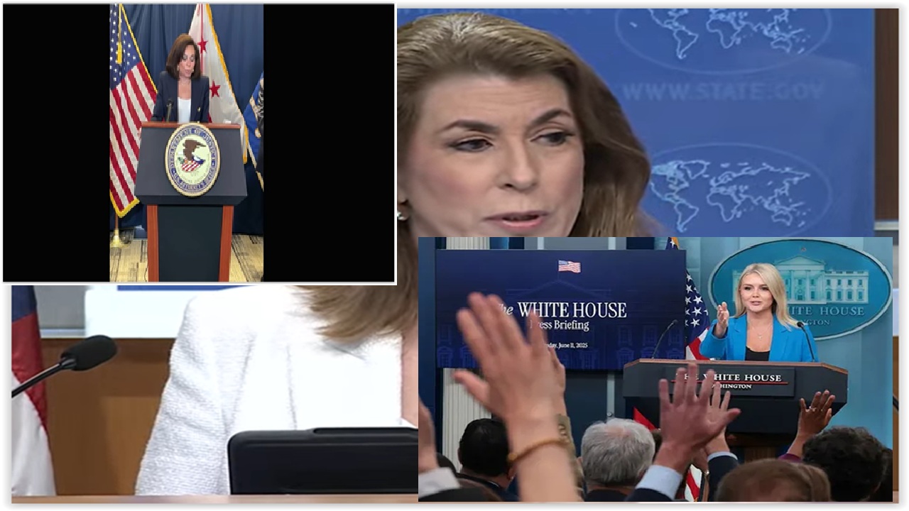 Important Press Briefings 08.12.25! WH Press Secretary, US Attny Pirro, State Dept