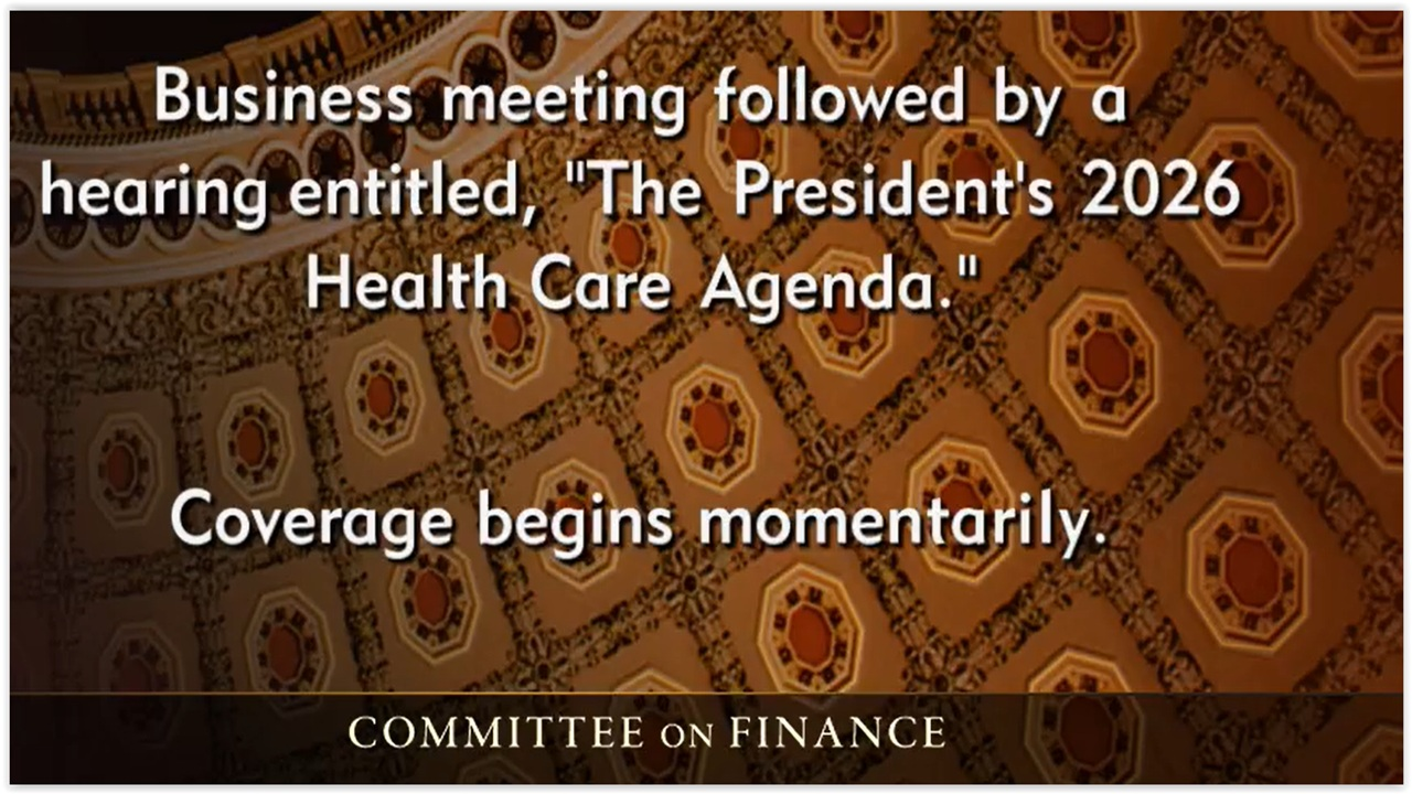 Senate Finance Cmte Hearing: Pres Trump 2026 Health Care Agenda, HHS Sec RFK Jr