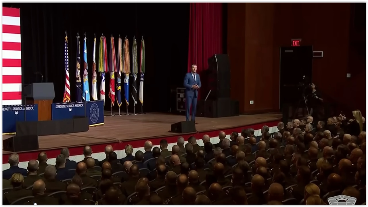 Secretary of War Pete Hegseth Addresses War Department 09.30.25