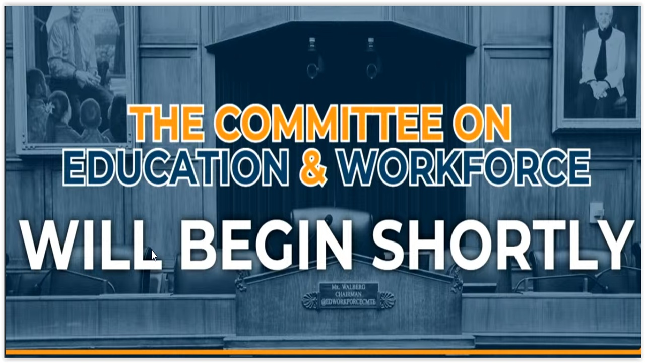 House Education SubCmte Hearing: The Crisis in American Youth Sports