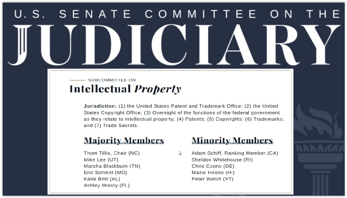 Senate Judiciary SubCmte Intellectual Prop: Protecting Local Radio, Songwriters, Performers in Digital Age